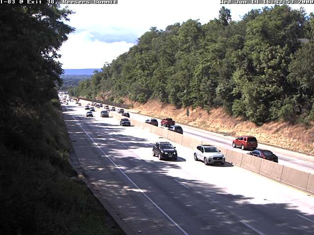 I-83 S/B @ Exit 38 Reeser Summit York Co.
