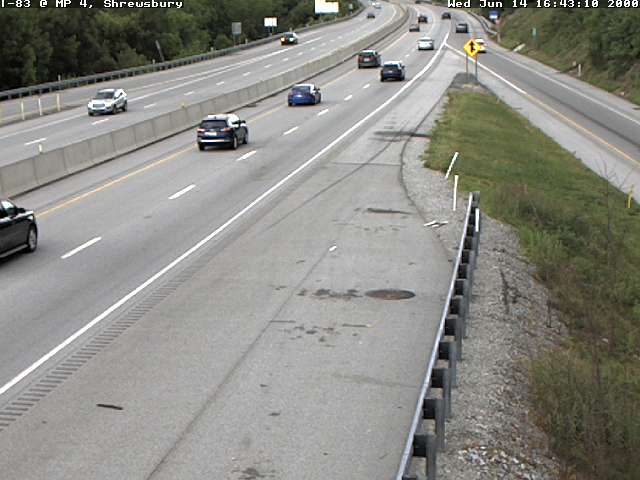 I-83 S/B @ Exit 4 Shrewsbury York Co.