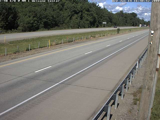 I-90 E/B @ MM 1 / Exit 3 Welcome Center Erie Co.