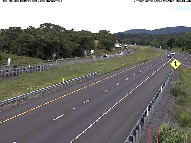 US 322 W/B @ Exit PA-34 Newport Perry Co.
