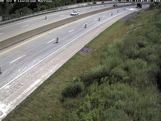 US-322/22 W/B @ Lewistown Narrows Juniata Co.