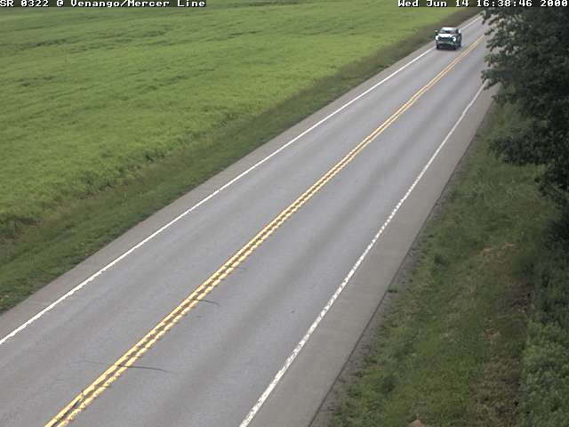 US 322 W/B @ Venango-Mercer Co. Line