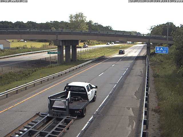 I-90 near Clark Rd Overpass Erie Co
