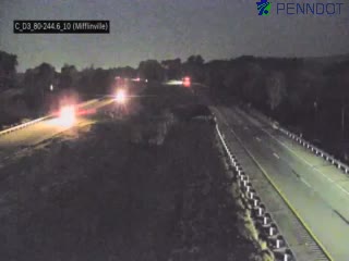 I-80 @ MM 244.6 (MIFFLINVILLE)