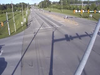 Traffic closest to camera is traveling Southbound