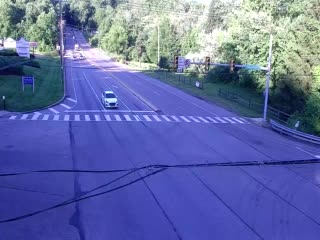 Traffic closest to camera is traveling Southbound