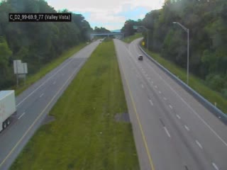 Camera is located in the median